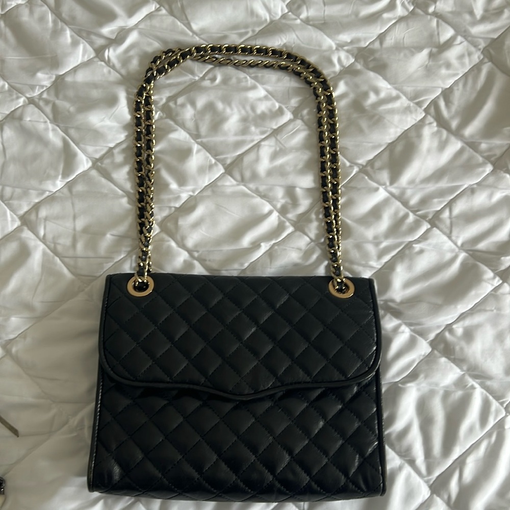 Rebecca Minkoff black quilted bag